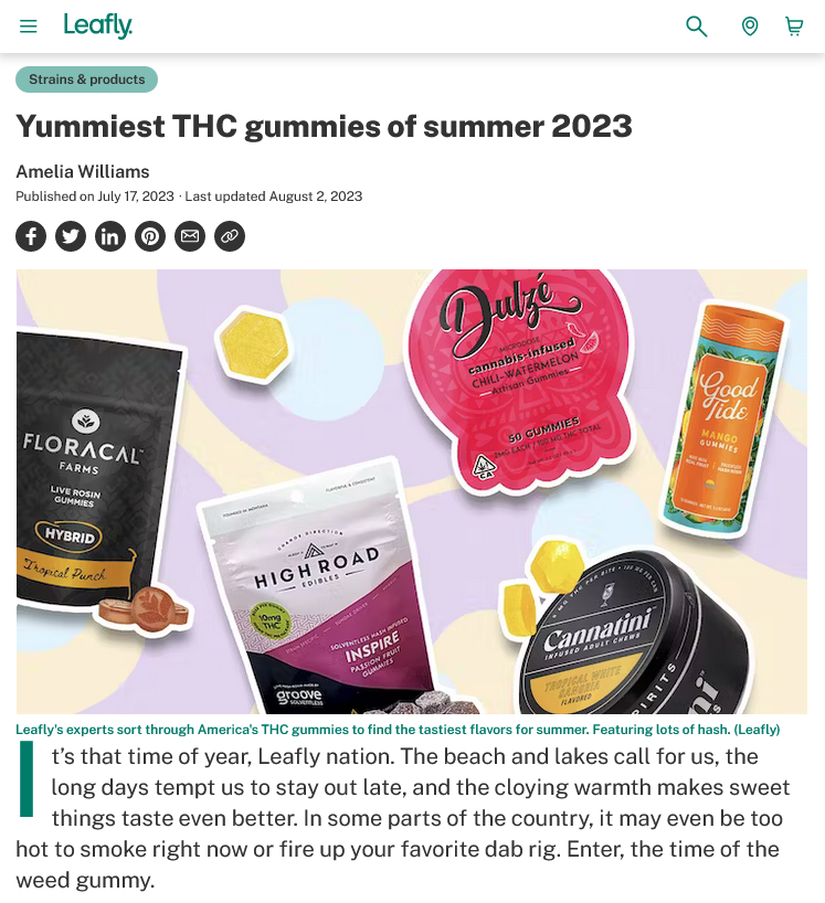 Yummiest THC gummies of summer 2023